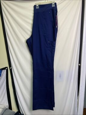 Healing Hands Royal Blue Yoga Knit Waistband Pant